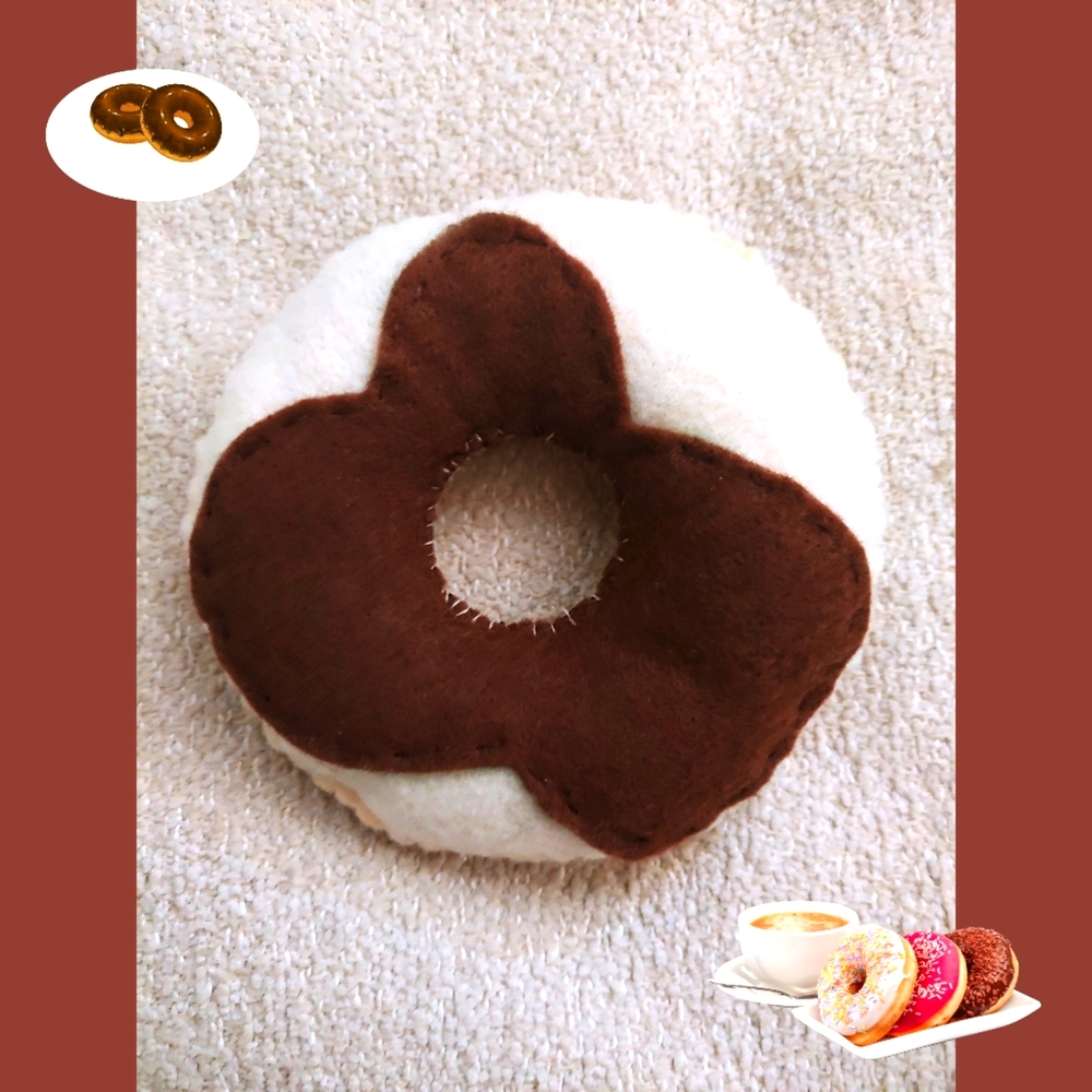 Chocolate Donut Cat Toy